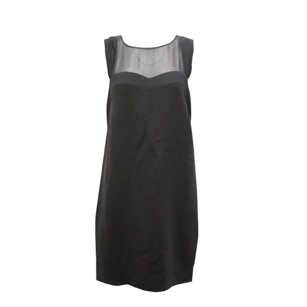 Sandro Paris Rialto Mini Dress in Black Polyester